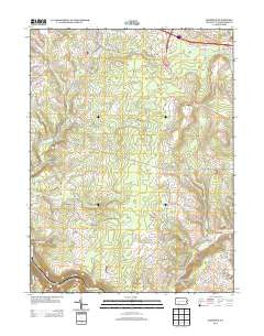 Murdock Pennsylvania Historical topographic map, 1:24000 scale, 7.5 X 7.5 Minute, Year 2013