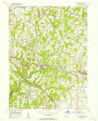 Murrysville Pennsylvania Historical topographic map, 1:24000 scale, 7.5 X 7.5 Minute, Year 1953