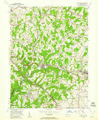 Murrysville Pennsylvania Historical topographic map, 1:24000 scale, 7.5 X 7.5 Minute, Year 1953