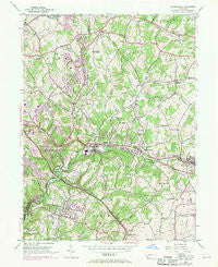 Murrysville Pennsylvania Historical topographic map, 1:24000 scale, 7.5 X 7.5 Minute, Year 1953