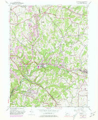 Murrysville Pennsylvania Historical topographic map, 1:24000 scale, 7.5 X 7.5 Minute, Year 1953