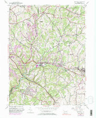 Murrysville Pennsylvania Historical topographic map, 1:24000 scale, 7.5 X 7.5 Minute, Year 1953