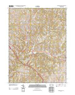 Murrysville Pennsylvania Historical topographic map, 1:24000 scale, 7.5 X 7.5 Minute, Year 2013