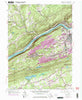 Nanticoke Pennsylvania Historical topographic map, 1:24000 scale, 7.5 X 7.5 Minute, Year 1954