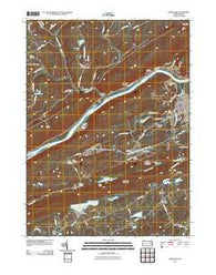 Nanticoke Pennsylvania Historical topographic map, 1:24000 scale, 7.5 X 7.5 Minute, Year 2010