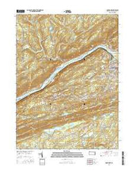 Nanticoke Pennsylvania Current topographic map, 1:24000 scale, 7.5 X 7.5 Minute, Year 2016