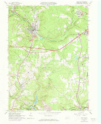Nanty Glo Pennsylvania Historical topographic map, 1:24000 scale, 7.5 X 7.5 Minute, Year 1964