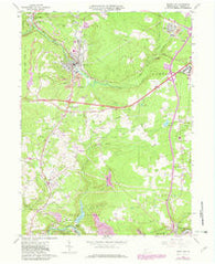Nanty Glo Pennsylvania Historical topographic map, 1:24000 scale, 7.5 X 7.5 Minute, Year 1964