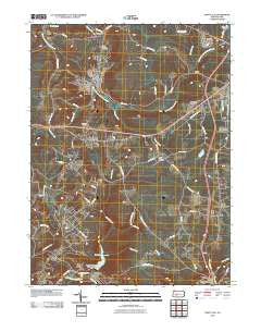 Nanty Glo Pennsylvania Historical topographic map, 1:24000 scale, 7.5 X 7.5 Minute, Year 2010