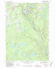 Narrowsburg New York Historical topographic map, 1:24000 scale, 7.5 X 7.5 Minute, Year 1968