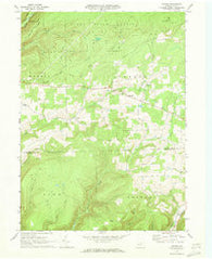 Nauvoo Pennsylvania Historical topographic map, 1:24000 scale, 7.5 X 7.5 Minute, Year 1969