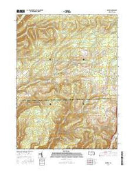 Nauvoo Pennsylvania Current topographic map, 1:24000 scale, 7.5 X 7.5 Minute, Year 2016