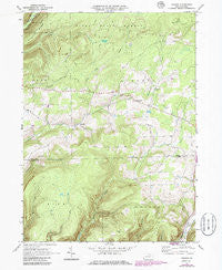Nauvoo Pennsylvania Historical topographic map, 1:24000 scale, 7.5 X 7.5 Minute, Year 1969