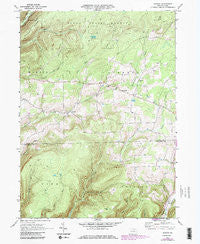 Nauvoo Pennsylvania Historical topographic map, 1:24000 scale, 7.5 X 7.5 Minute, Year 1969