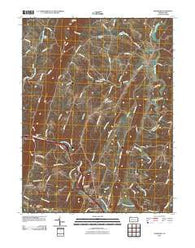 Needmore Pennsylvania Historical topographic map, 1:24000 scale, 7.5 X 7.5 Minute, Year 2010