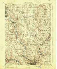 Neshannock Pennsylvania Historical topographic map, 1:62500 scale, 15 X 15 Minute, Year 1907
