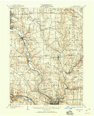 Neshannock Pennsylvania Historical topographic map, 1:62500 scale, 15 X 15 Minute, Year 1905