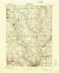 Neshannock Pennsylvania Historical topographic map, 1:62500 scale, 15 X 15 Minute, Year 1907