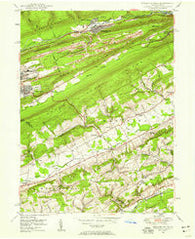 Nesquehoning Pennsylvania Historical topographic map, 1:24000 scale, 7.5 X 7.5 Minute, Year 1948