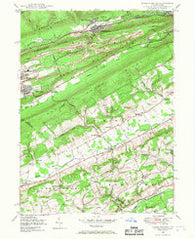 Nesquehoning Pennsylvania Historical topographic map, 1:24000 scale, 7.5 X 7.5 Minute, Year 1948