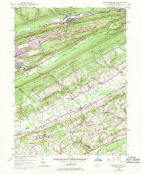 Nesquehoning Pennsylvania Historical topographic map, 1:24000 scale, 7.5 X 7.5 Minute, Year 1948