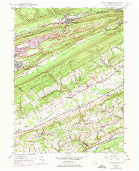 Nesquehoning Pennsylvania Historical topographic map, 1:24000 scale, 7.5 X 7.5 Minute, Year 1948