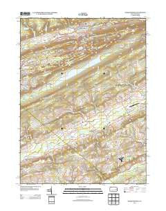 Nesquehoning Pennsylvania Historical topographic map, 1:24000 scale, 7.5 X 7.5 Minute, Year 2013