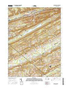 Nesquehoning Pennsylvania Current topographic map, 1:24000 scale, 7.5 X 7.5 Minute, Year 2016