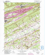Nesquehoning Pennsylvania Historical topographic map, 1:24000 scale, 7.5 X 7.5 Minute, Year 1948