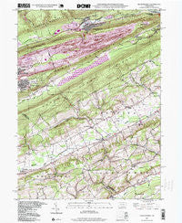 Nesquehoning Pennsylvania Historical topographic map, 1:24000 scale, 7.5 X 7.5 Minute, Year 1997