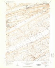 Nesquehoning Pennsylvania Historical topographic map, 1:24000 scale, 7.5 X 7.5 Minute, Year 1950