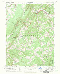New Baltimore Pennsylvania Historical topographic map, 1:24000 scale, 7.5 X 7.5 Minute, Year 1967