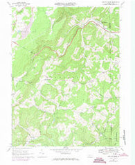 New Baltimore Pennsylvania Historical topographic map, 1:24000 scale, 7.5 X 7.5 Minute, Year 1967