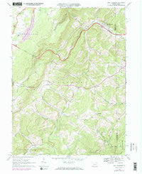 New Baltimore Pennsylvania Historical topographic map, 1:24000 scale, 7.5 X 7.5 Minute, Year 1967