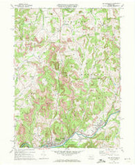 New Bethlehem Pennsylvania Historical topographic map, 1:24000 scale, 7.5 X 7.5 Minute, Year 1969