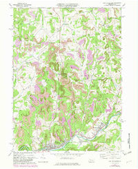 New Bethlehem Pennsylvania Historical topographic map, 1:24000 scale, 7.5 X 7.5 Minute, Year 1969