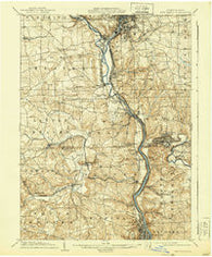 New Castle Pennsylvania Historical topographic map, 1:62500 scale, 15 X 15 Minute, Year 1904