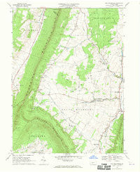 New Enterprise Pennsylvania Historical topographic map, 1:24000 scale, 7.5 X 7.5 Minute, Year 1968