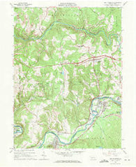 New Florence Pennsylvania Historical topographic map, 1:24000 scale, 7.5 X 7.5 Minute, Year 1964