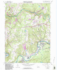 New Florence Pennsylvania Historical topographic map, 1:24000 scale, 7.5 X 7.5 Minute, Year 1964