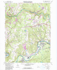 New Florence Pennsylvania Historical topographic map, 1:24000 scale, 7.5 X 7.5 Minute, Year 1964