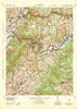 New Florence Pennsylvania Historical topographic map, 1:62500 scale, 15 X 15 Minute, Year 1944