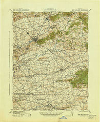 New Holland Pennsylvania Historical topographic map, 1:62500 scale, 15 X 15 Minute, Year 1941