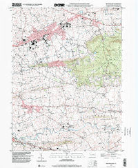 New Holland Pennsylvania Historical topographic map, 1:24000 scale, 7.5 X 7.5 Minute, Year 1999