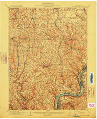New Kensington Pennsylvania Historical topographic map, 1:62500 scale, 15 X 15 Minute, Year 1910