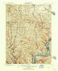 New Kensington Pennsylvania Historical topographic map, 1:62500 scale, 15 X 15 Minute, Year 1908