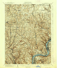 New Kensington Pennsylvania Historical topographic map, 1:62500 scale, 15 X 15 Minute, Year 1910