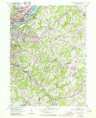 New Kensington East Pennsylvania Historical topographic map, 1:24000 scale, 7.5 X 7.5 Minute, Year 1953