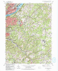 New Kensington East Pennsylvania Historical topographic map, 1:24000 scale, 7.5 X 7.5 Minute, Year 1993