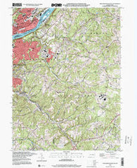 New Kensington East Pennsylvania Historical topographic map, 1:24000 scale, 7.5 X 7.5 Minute, Year 1998